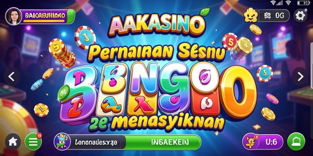 Screenshot utama AAKASINO yang menampilkan gameplay Bingo yang seru.