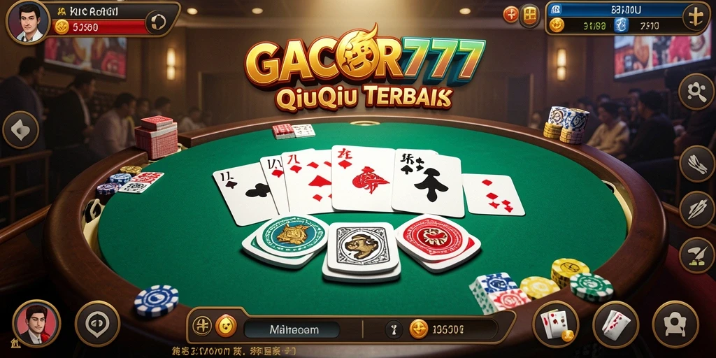 Tampilan gameplay seru dari GACOR777 dengan aksi QiuQiu.