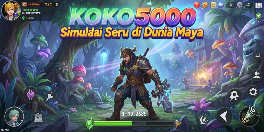 Tampilan gameplay KOKO5000 yang imersif dan menarik.