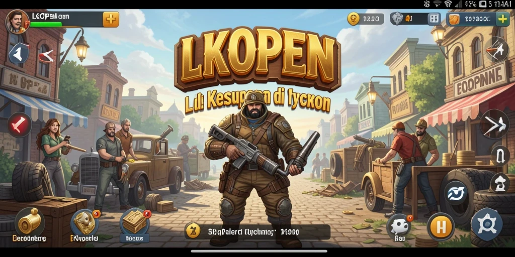 Tampilan gameplay LKOPEN yang menarik dan memikat.
