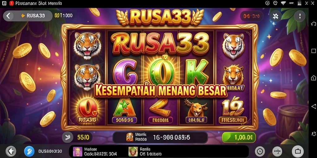 Gameplay slot RUSA33 yang seru dan mendebarkan.