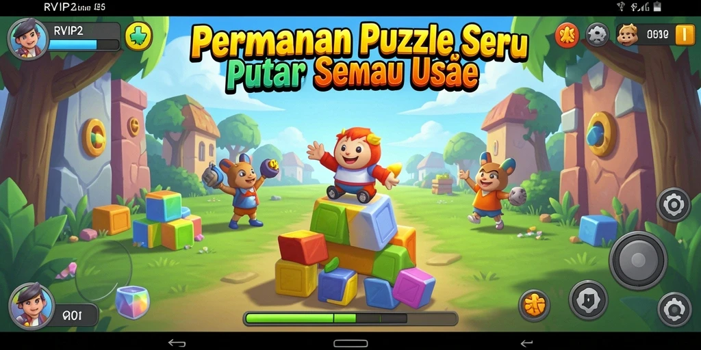 Screenshot gameplay menunjukkan tantangan menarik dan visual memukau.